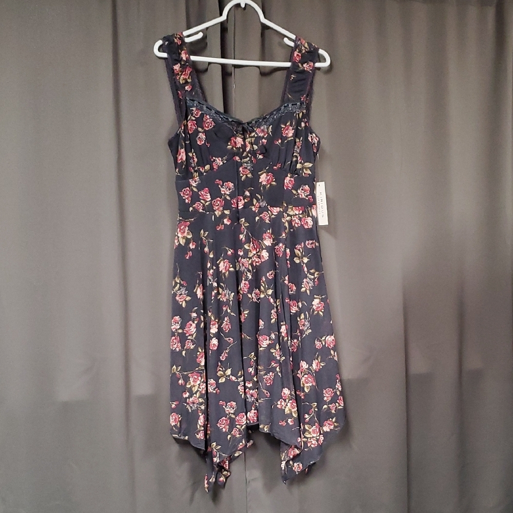 L Kirious Black and Red Dress Nwt